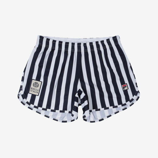 韩国F家斐乐韩国白线条纹短裤FS2TRC2302M_INAJPY带授权招加盟代理 商品图0