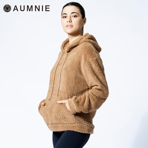 温暖拥抱长毛绒连帽上衣 Warm Hugs Hoodie秋冬运动休闲罩衫 商品图1