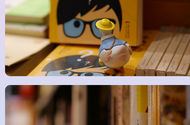 正版人气可爱大可鸭弹潮玩盲盒鸭鸭动漫公仔摆件生日礼物