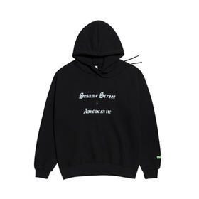 ACME DE LA VIE HOODY SESAME STREET NEWS 连帽卫衣 BLACKJPY带授权招加盟代理