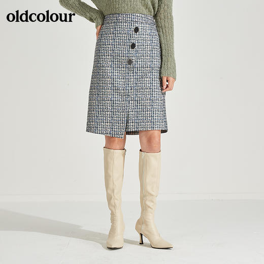 oldcolour冬季中裙L43062377 商品图4