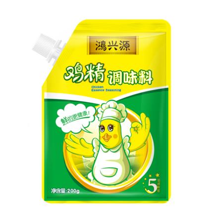 【5.9元/袋】鸿兴源鸡精调味料带嘴200g（0202525） 商品图0