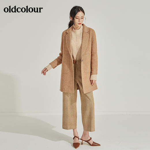 oldcolour手工呢料中外套L41155147 商品图4