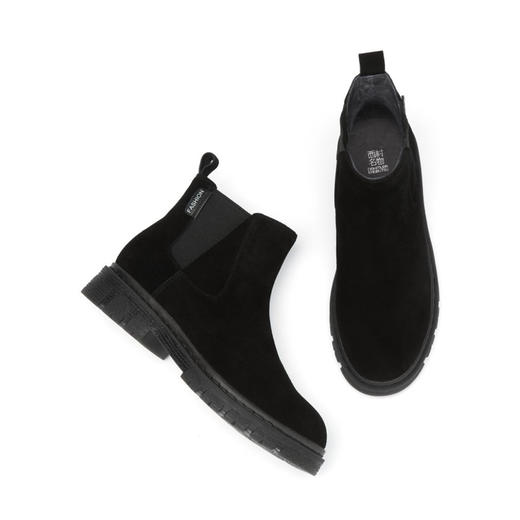 西村名物秋冬新款时尚短靴牛皮X20DS41031 商品图2