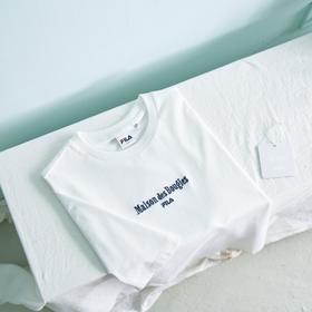 韩国F家斐乐韩国海军LOGO圆领短袖FS2RSC2M01X_OWHJPY带授权招加盟代理