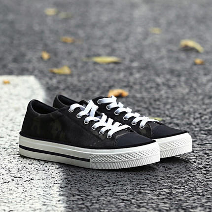 龙跃低帮战术帆布鞋龙牙轻便运动鞋低帮潮流经典黑科技战术设计 商品图0