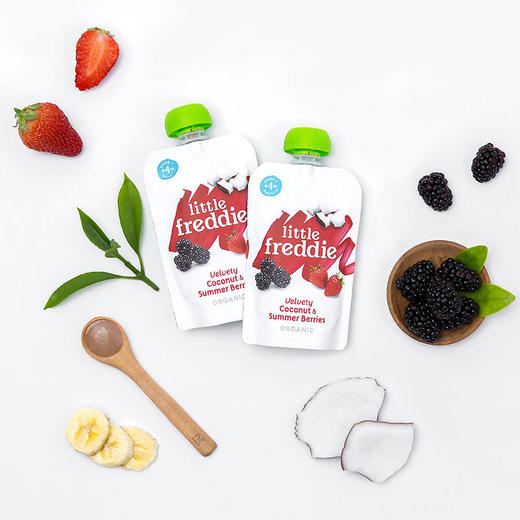 小皮欧盟有机果泥酸奶米粉套装 商品图6