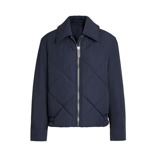 BURBERRY 巴宝莉 女士深蓝色棉质混纺棉服 蓝色 8002608 A1222 商品图0