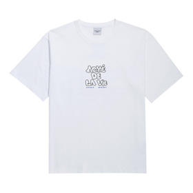 ACME DE LA VIE EMBOSSING LOGO SHORT SLEEVE 短袖T恤 WHITEJPY带授权招加盟代理