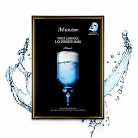 JMSOLUTION 水滋养急救针剂面膜 黑臻版 10片JPY带授权招加盟代理