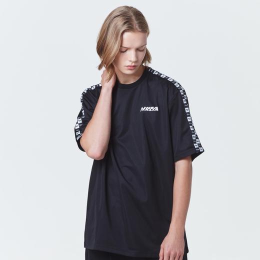 韩国F家斐乐韩国棋盘格设计宽松短袖T恤FS2RSC2114X_BLKJPY带授权招加盟代理 商品图0