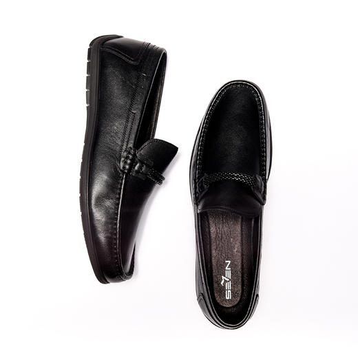 119x70050 柒牌男装配饰商务时尚男士皮鞋潮流青年低帮休闲鞋