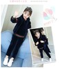 D-HPY201112新款时尚气质加绒加厚丝绒休闲运动三件套 商品缩略图4