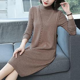 TT-14新款长袖妈妈洋气贵夫人针织洋气两件套装