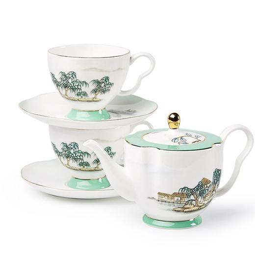 西湖盛宴6头莲蓬茶具套装 商品图0