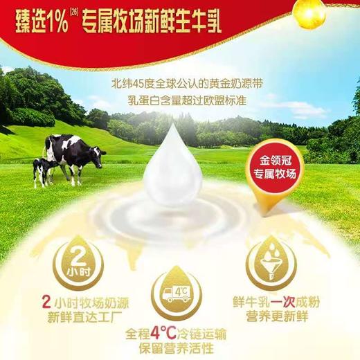 伊利金领冠珍护4段儿童奶粉800g 商品图1