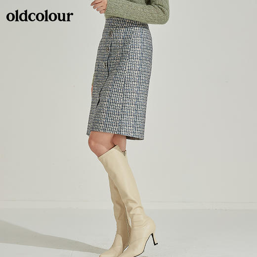 oldcolour冬季中裙L43062377 商品图2