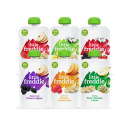 小皮欧盟有机果泥酸奶米粉套装