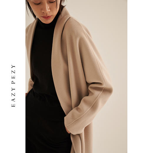 EAZYPEZY折纸羊绒羊毛大衣 商品图4