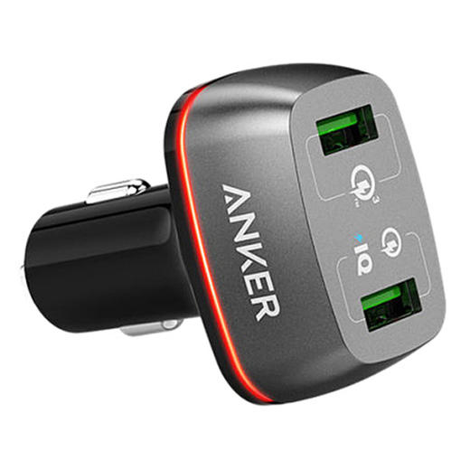 ANKER POWERDRIVE+2 CAR CHARGER QUICK CHARGE 车载充电器JPY带授权招加盟代理 商品图0