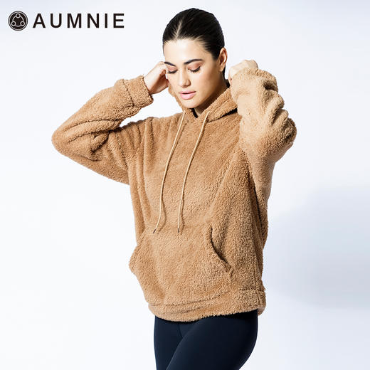 温暖拥抱长毛绒连帽上衣 Warm Hugs Hoodie秋冬运动休闲罩衫 商品图5
