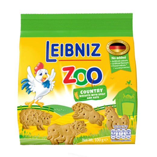 百乐顺农场动物型饼干100g 商品图0