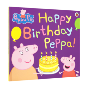小猪佩奇 粉红猪小妹 英文原版绘本 Peppa Pig Happy Birthday Peppa 佩奇 生日快乐 儿童英语启蒙图画故事书 英文版进口原版书籍