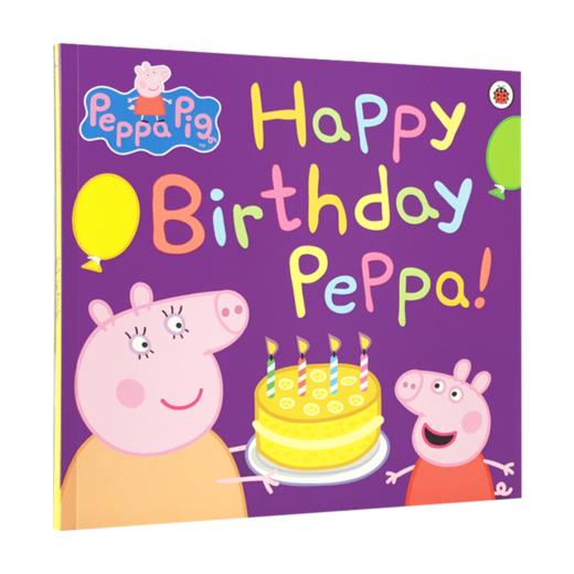 小猪佩奇 粉红猪小妹 英文原版绘本 Peppa Pig Happy Birthday Peppa 佩奇 生日快乐 儿童英语启蒙图画故事书 英文版进口原版书籍 商品图0