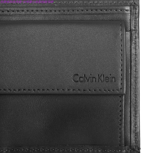 Calvin Klein/卡文克莱 CK男款简约系列真皮短款钱包钥匙扣礼盒JPY带授权招加盟代理 商品图1