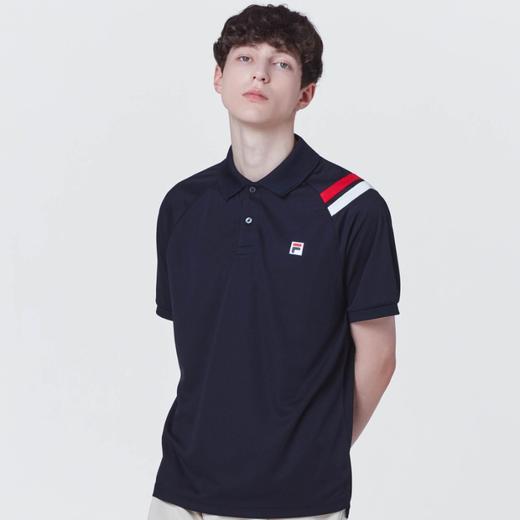 韩国F家斐乐韩国白线标志性细节短袖FS2TSC2301M_INAJPY带授权招加盟代理 商品图0