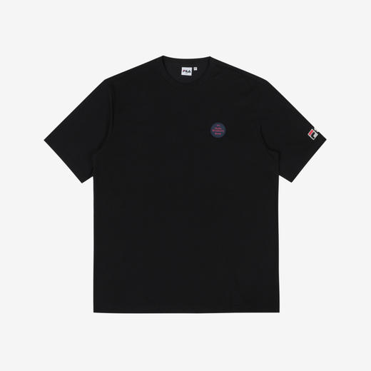 韩国F家斐乐韩国设计师款小花LOGO短袖FS2RSC2T04X_BLKJPY带授权招加盟代理 商品图0