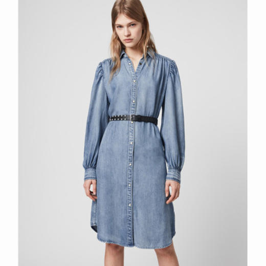 ALLSAINTS ELLA DENIM DRESS 连衣裙JPY带授权招加盟代理 商品图2