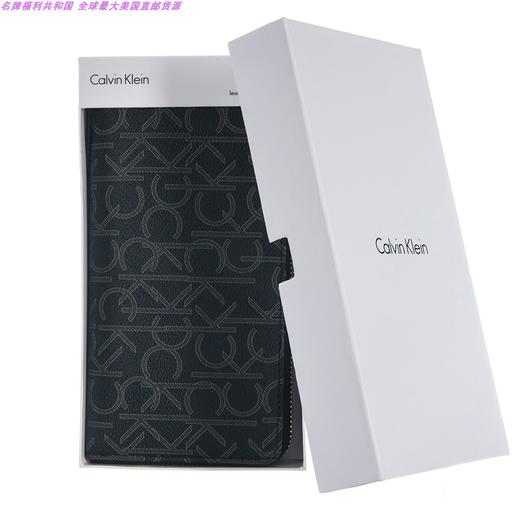 Calvin Klein/CK 卡文克莱 男款黑色 棕色 LOGO印花长款拉链钱包JPY带授权招加盟代理 商品图3