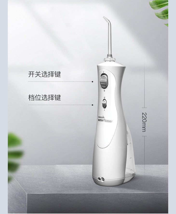 洁碧便携手持冲牙器小白豚gs81