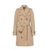 【一】BURBERRY 巴宝莉 女士伊斯灵顿版型 – 短款 Trench 风衣 卡其色 8027947 A1366 商品缩略图0