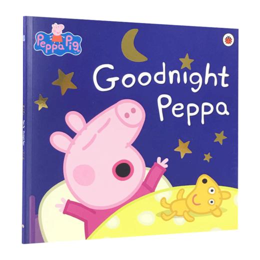 粉红猪小妹 英文原版 Peppa Pig Goodnight Peppa 小猪佩奇 晚安 平装大开本 儿童英语启蒙图画故事书 英文版进口书籍 Ladybird 商品图0