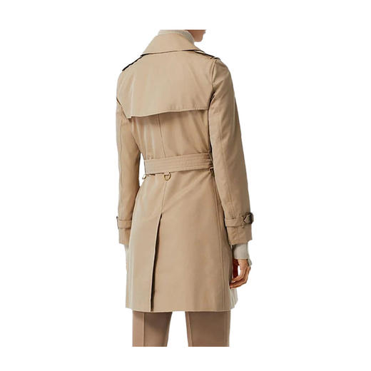 【一】BURBERRY 巴宝莉 女士伊斯灵顿版型 – 短款 Trench 风衣 卡其色 8027947 A1366 商品图2