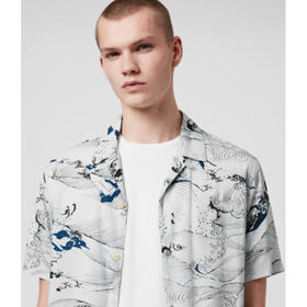 ALLSAINTS FLOOD SS SHIRT 男士短袖衬衫JPY带授权招加盟代理