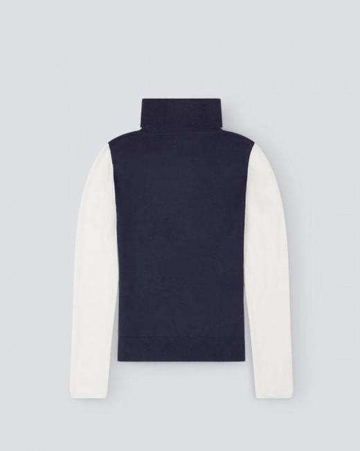 Perfect Moment - Bear Turtleneck Sweater Kids - Navy Rainbow 童装 滑雪夹克 深蓝色 商品图4