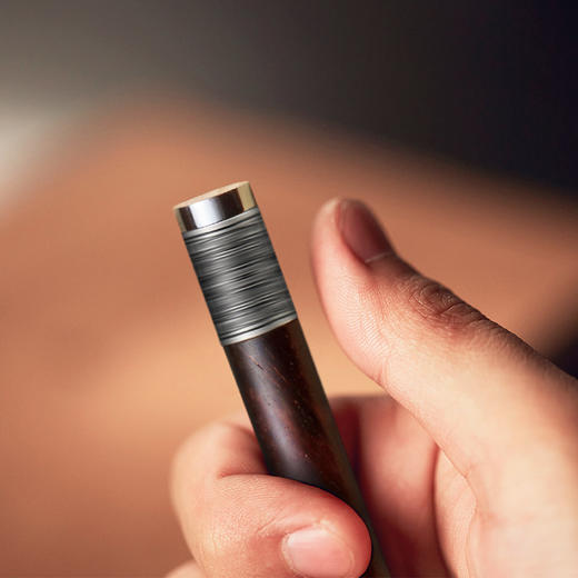 笔下 钢木转经筒钢笔 轮回 酸枝木 商品图3