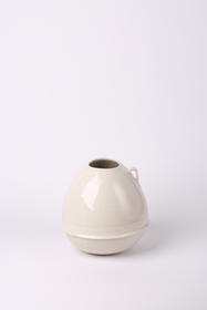 伊藤环 白泥大花器