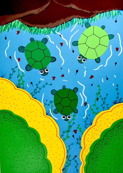 《游来游去的小乌龟》低幼【自动发货：下单后，点击手机短信中收到的链接，即可获取文件下载的链接；如有任何问题，可添加客服微信hm33268获得帮助】
 商品图0