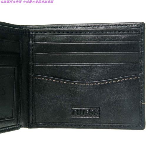 【现货】GUESS 盖尔斯 男士真皮短款双折钱包 礼盒 0091-0115/01JPY带授权招加盟代理 商品图1