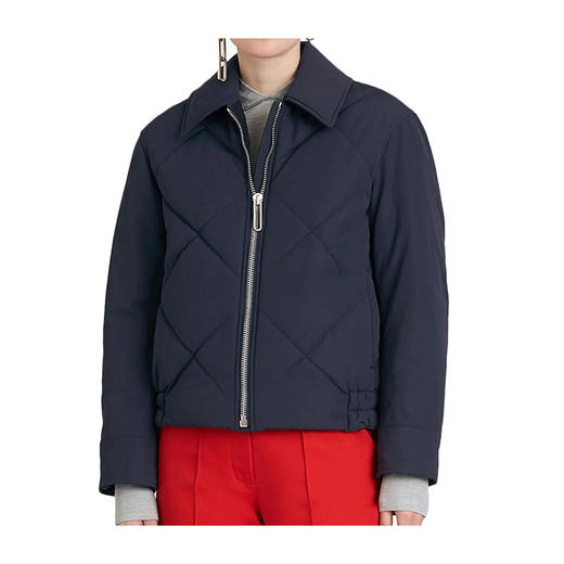 BURBERRY 巴宝莉 女士深蓝色棉质混纺棉服 蓝色 8002608 A1222 商品图1