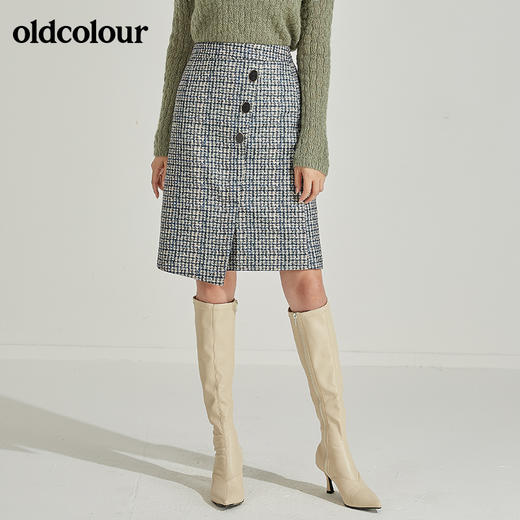 oldcolour冬季中裙L43062377 商品图3