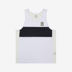 韩国F家斐乐韩国白线色块无袖T恤白色FS2RSC2305M_OWHJPY带授权招加盟代理