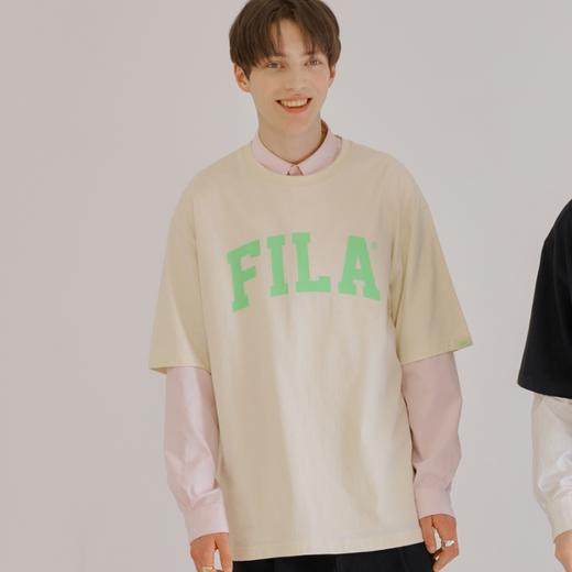 FILA斐乐韩国新款Prep Arch徽标宽松版型短袖T恤FE2RSC5111X_CRMJPY带授权招加盟代理 商品图0