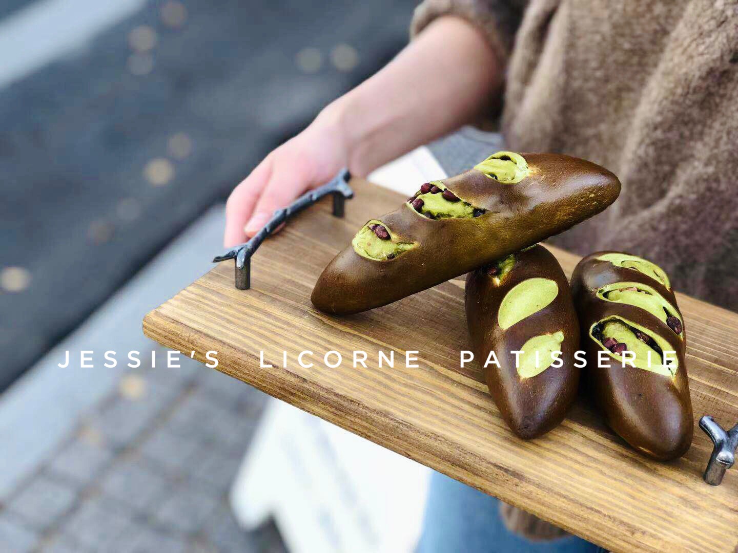 抹茶红豆碱水棍