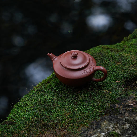 龙德堂陶艺 吴水勤制 《秀竹》 240cc 原矿底槽清 库存请咨询客服 商品图0