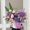 花艺 紫气如兰·花盒 商品缩略图0
